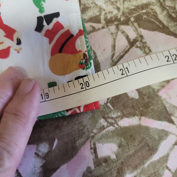 Denim & Flower Ricky Singh Santa Christmas Tree Button Up Shirt Mens Size M - Picture 7 of 11